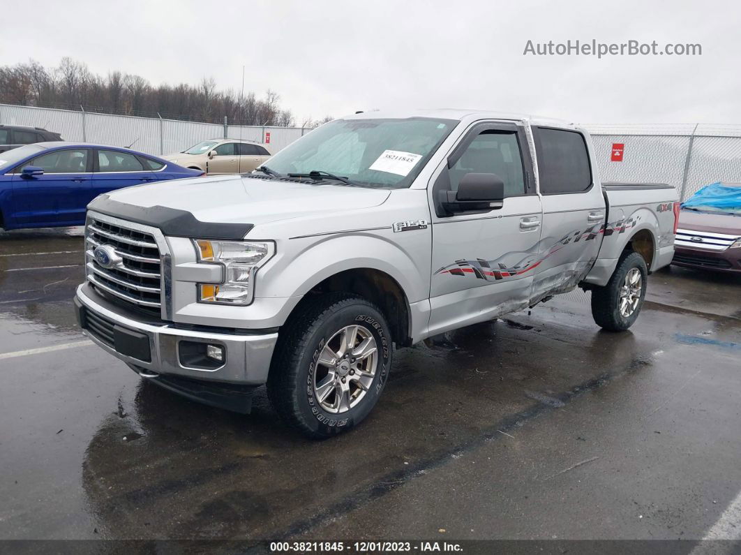 2017 Ford F-150 Xlt Silver vin: 1FTEW1EF2HKD57297