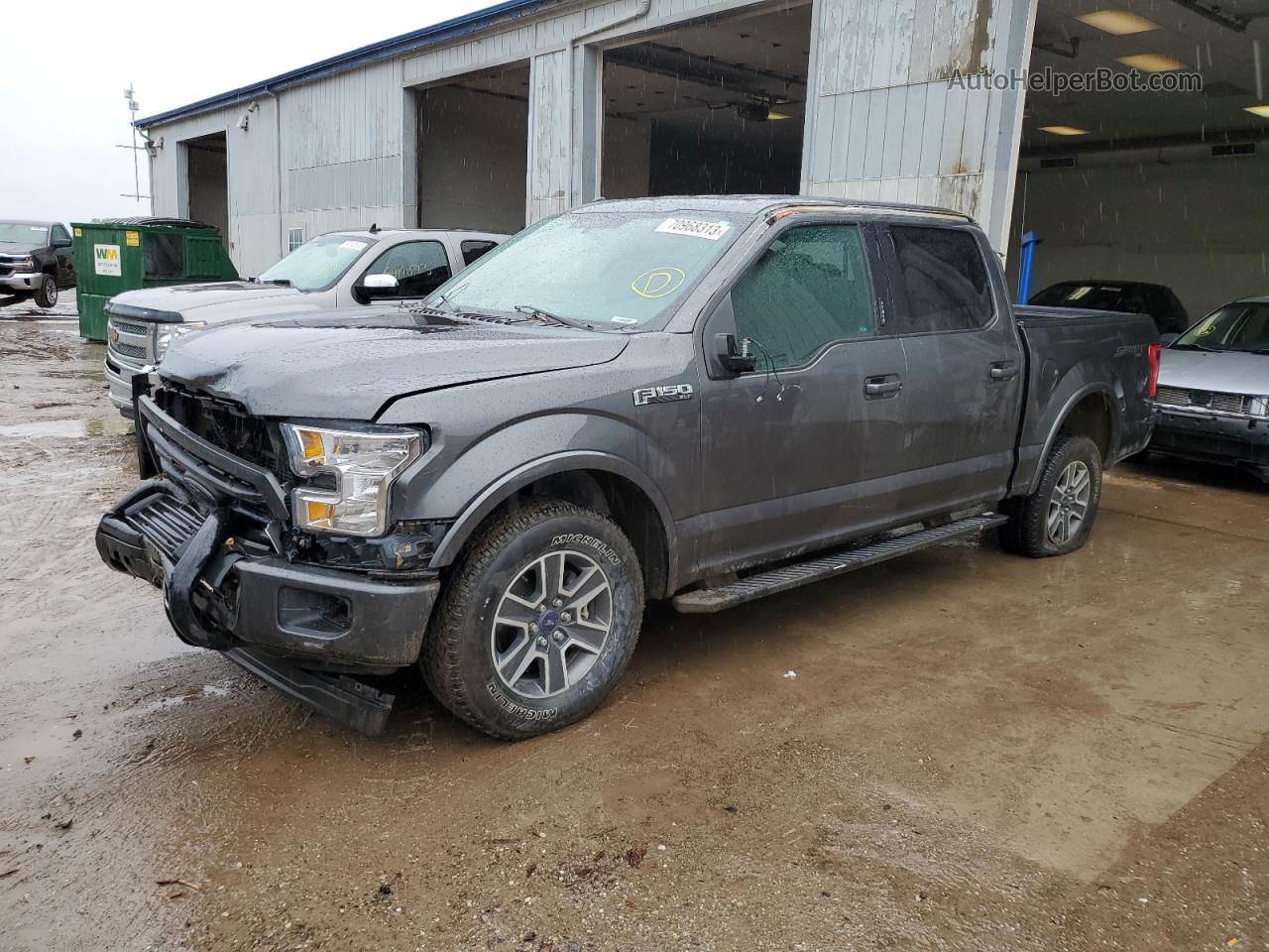 2017 Ford F150 Supercrew Black vin: 1FTEW1EF3HFB32685