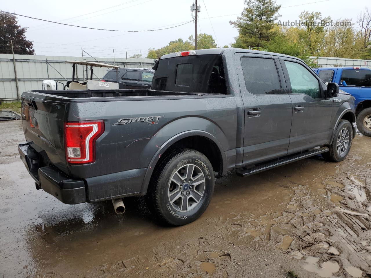 2017 Ford F150 Supercrew Black vin: 1FTEW1EF3HFB32685