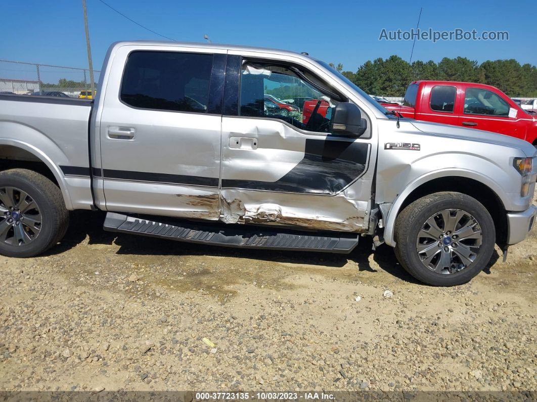 2017 Ford F-150 Xlt Silver vin: 1FTEW1EF3HFC23360