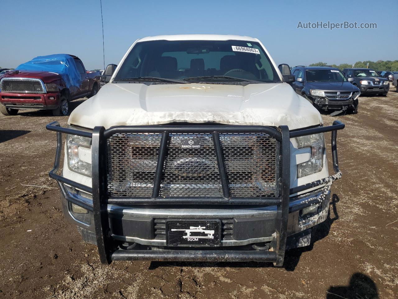 2017 Ford F150 Supercrew White vin: 1FTEW1EF3HFC38537