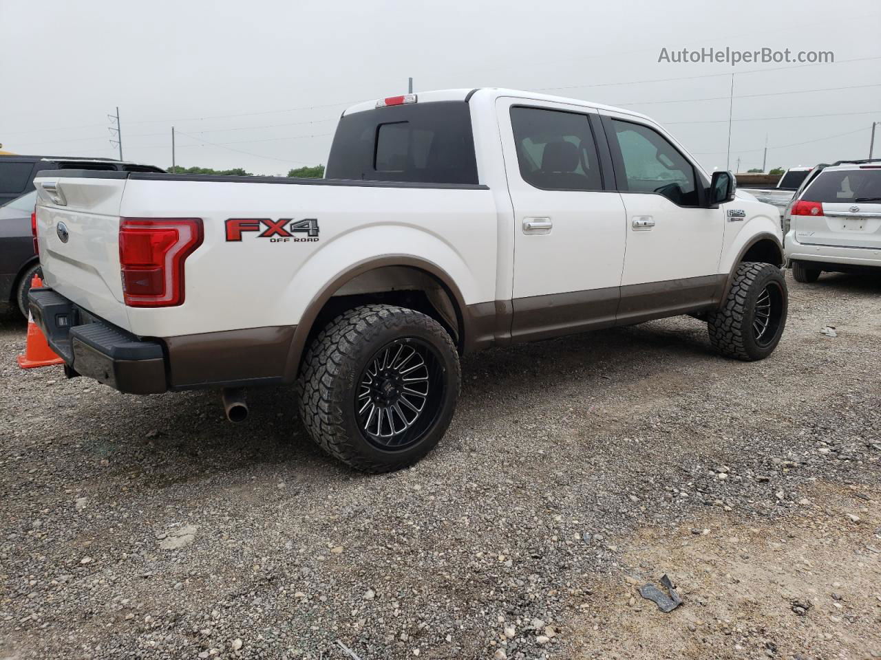 2017 Ford F150 Supercrew White vin: 1FTEW1EF3HKD81236