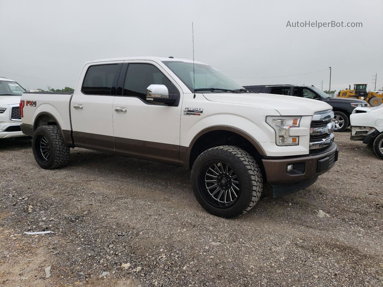 2017 Ford F150 Supercrew White vin: 1FTEW1EF3HKD81236