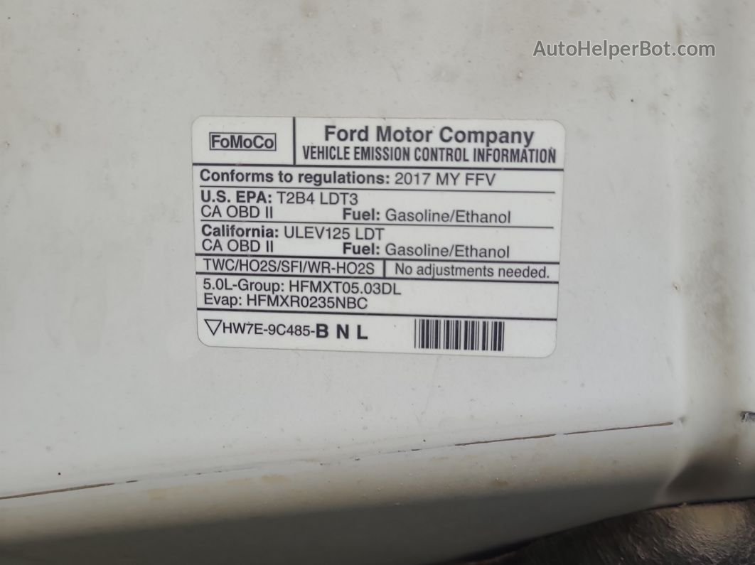 2017 Ford F-150 Xl/xlt/lariat Неизвестно vin: 1FTEW1EF3HKE12873