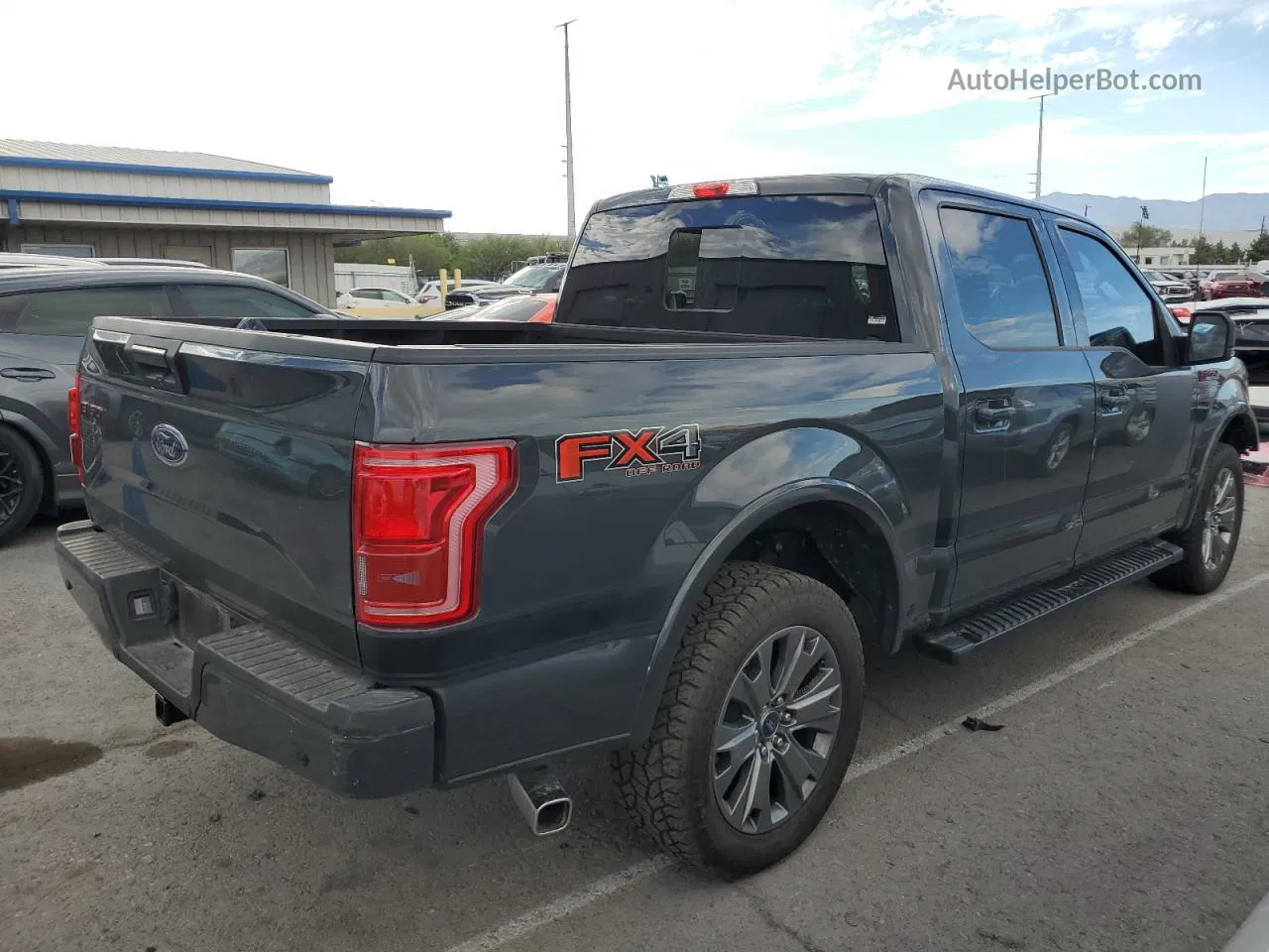 2017 Ford F150 Supercrew Gray vin: 1FTEW1EF4HFB22330