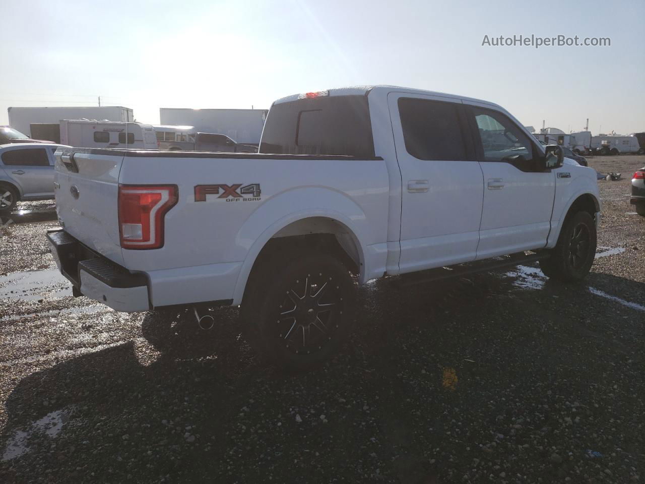 2017 Ford F150 Supercrew White vin: 1FTEW1EF4HKC70680