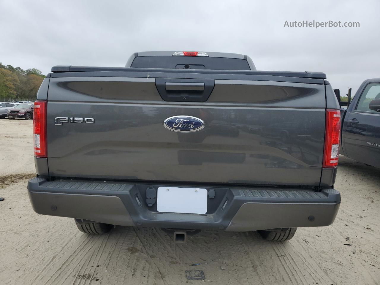 2017 Ford F150 Supercrew Gray vin: 1FTEW1EF5HFB79524