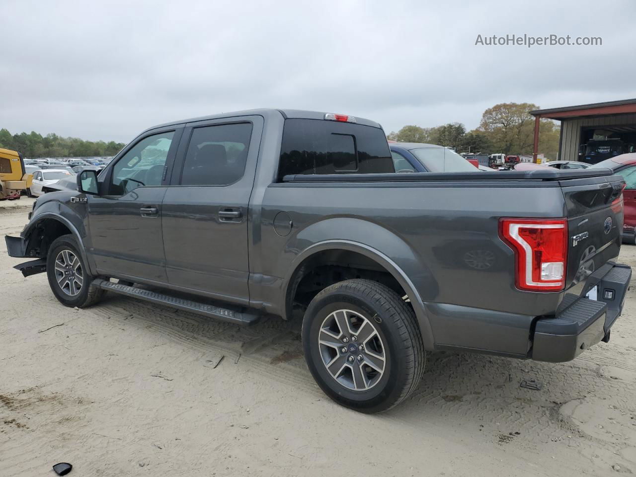 2017 Ford F150 Supercrew Gray vin: 1FTEW1EF5HFB79524