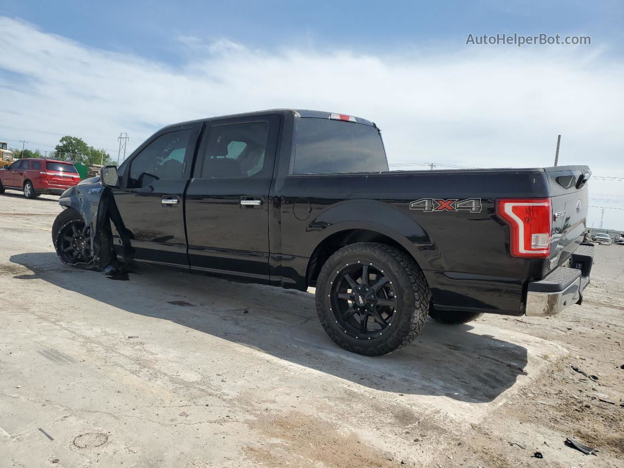 2017 Ford F150 Supercrew Черный vin: 1FTEW1EF5HKC11489