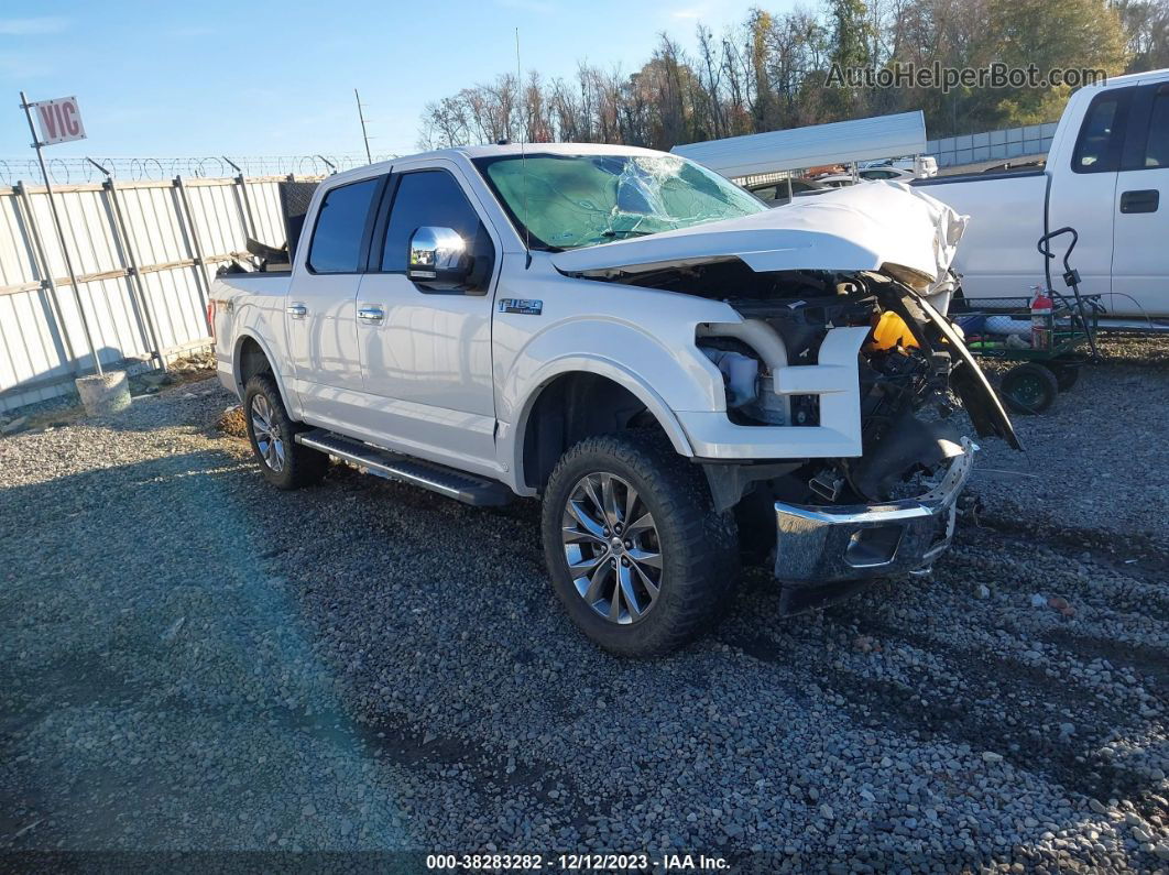 2017 Ford F-150 Lariat Белый vin: 1FTEW1EF5HKD05260