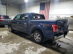 2017 Ford F150 Supercrew Blue vin: 1FTEW1EF5HKE15080