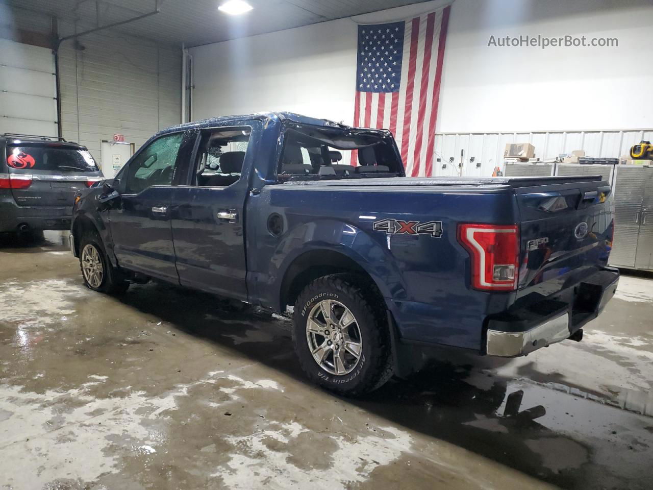 2017 Ford F150 Supercrew Blue vin: 1FTEW1EF5HKE15080