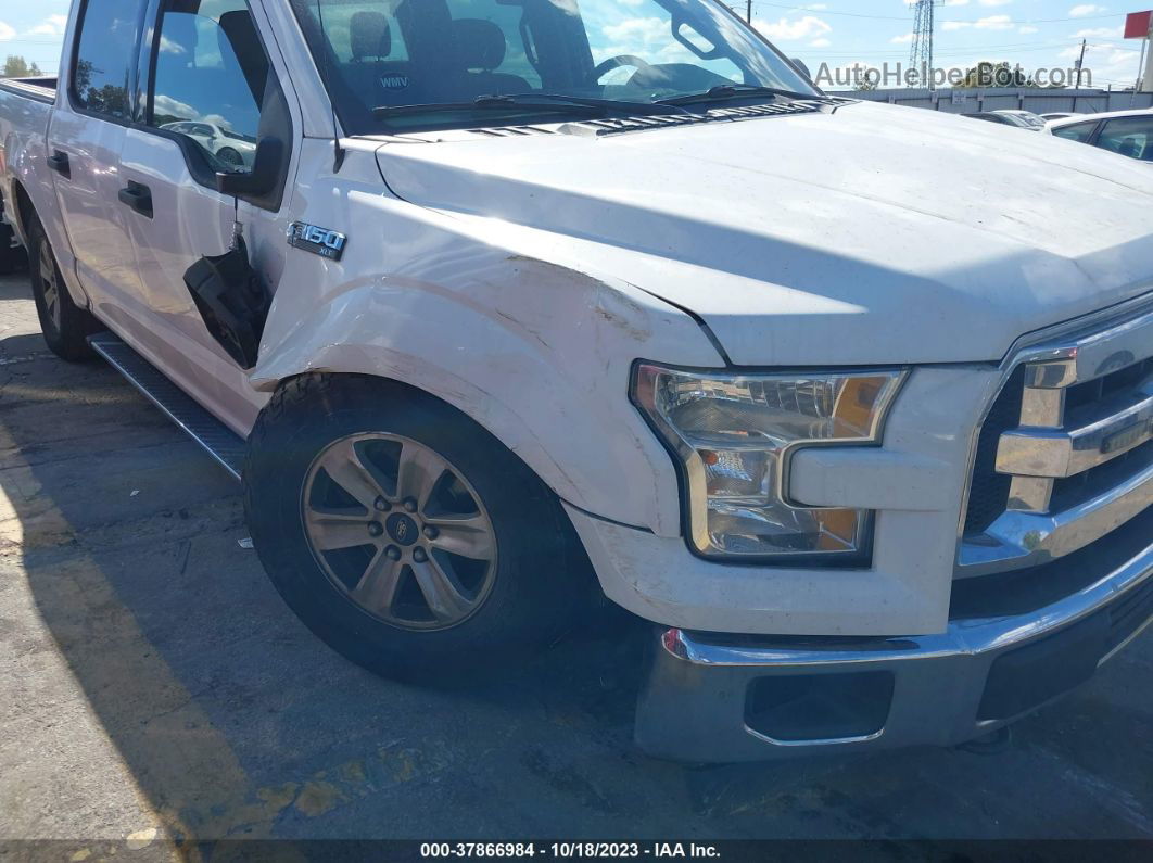 2017 Ford F-150 Xlt White vin: 1FTEW1EF6HFA35125