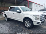 2017 Ford F-150 Platinum White vin: 1FTEW1EF6HFA93400