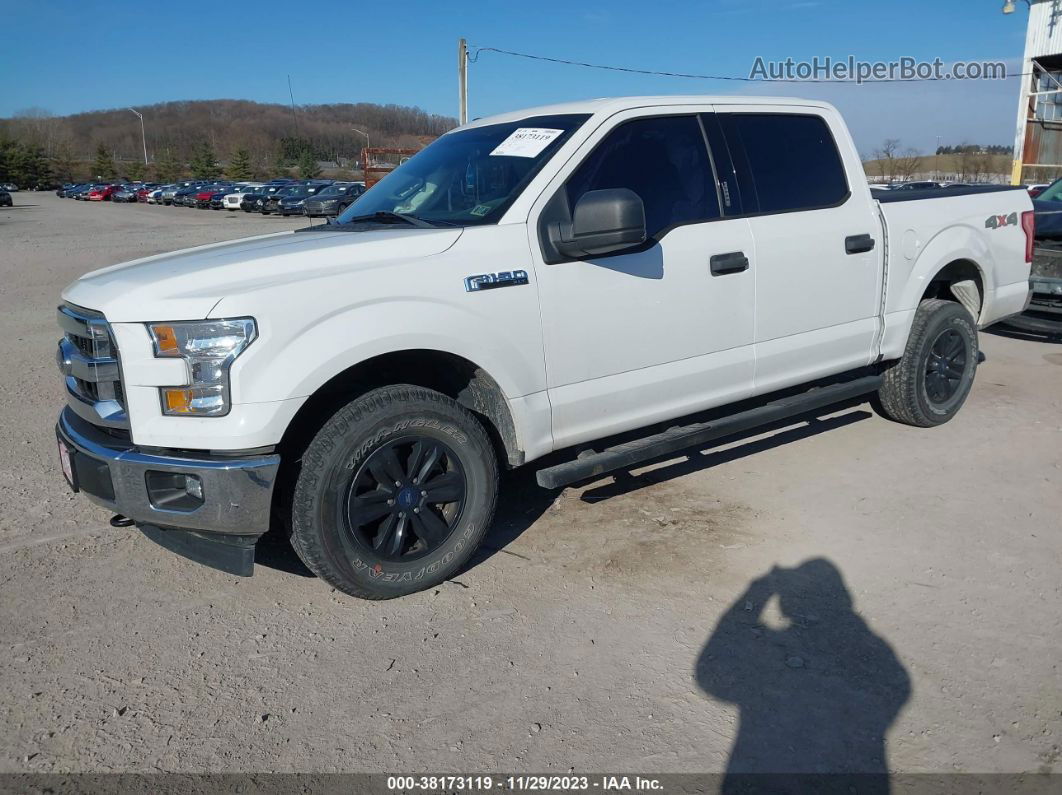 2017 Ford F-150 Xlt White vin: 1FTEW1EF6HFC36068