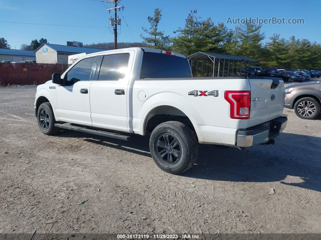 2017 Ford F-150 Xlt White vin: 1FTEW1EF6HFC36068