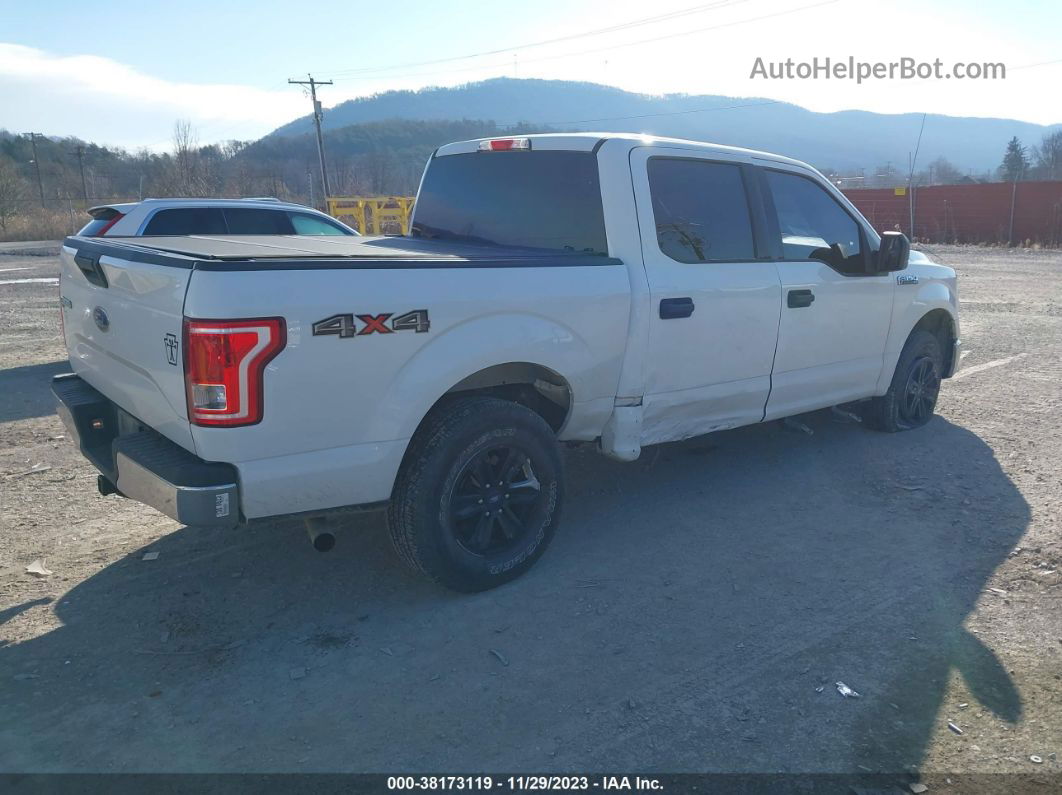 2017 Ford F-150 Xlt White vin: 1FTEW1EF6HFC36068