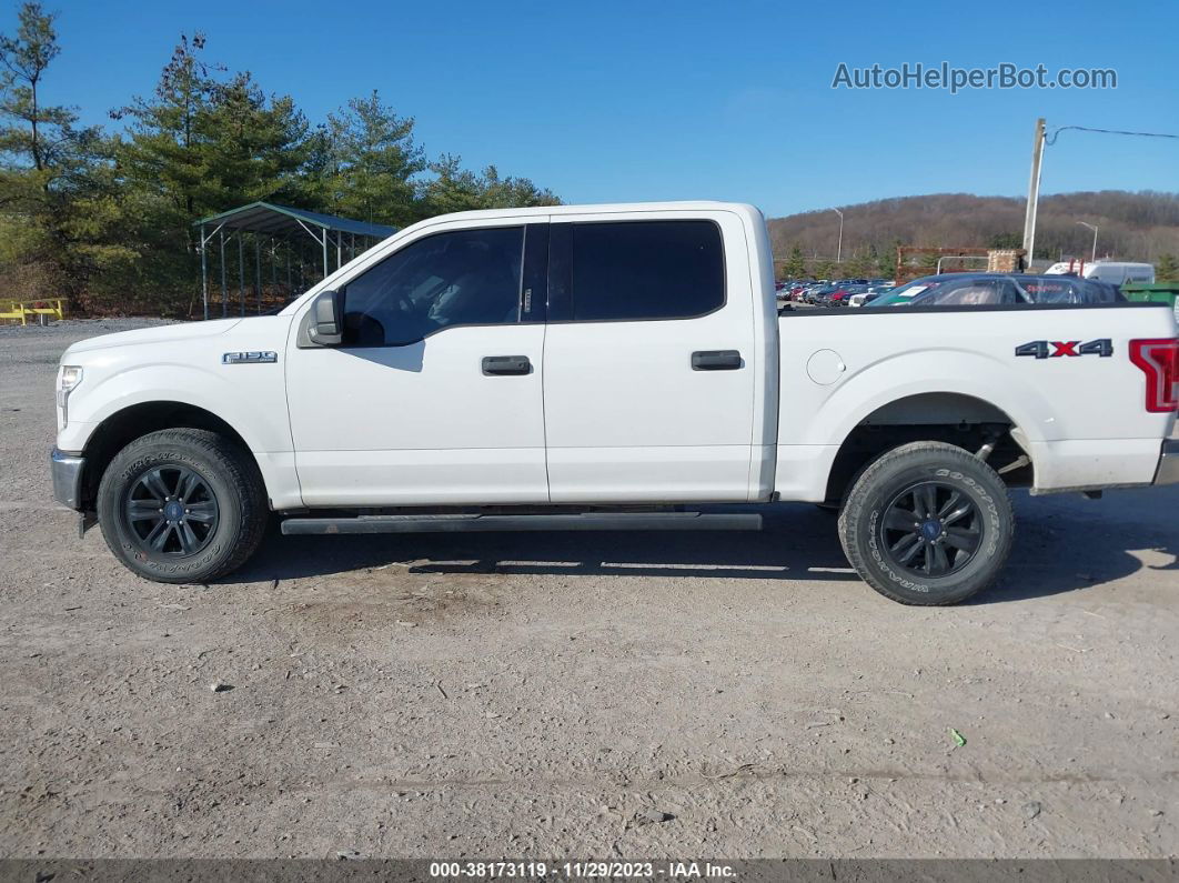 2017 Ford F-150 Xlt White vin: 1FTEW1EF6HFC36068