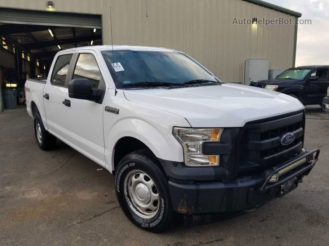 2017 Ford F-150 Xl White vin: 1FTEW1EF6HKC92969