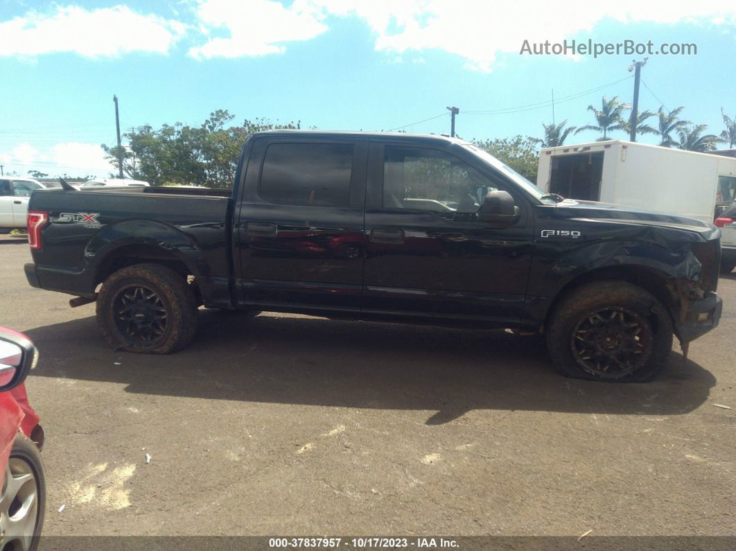 2017 Ford F-150 Xl Black vin: 1FTEW1EF6HKE45060