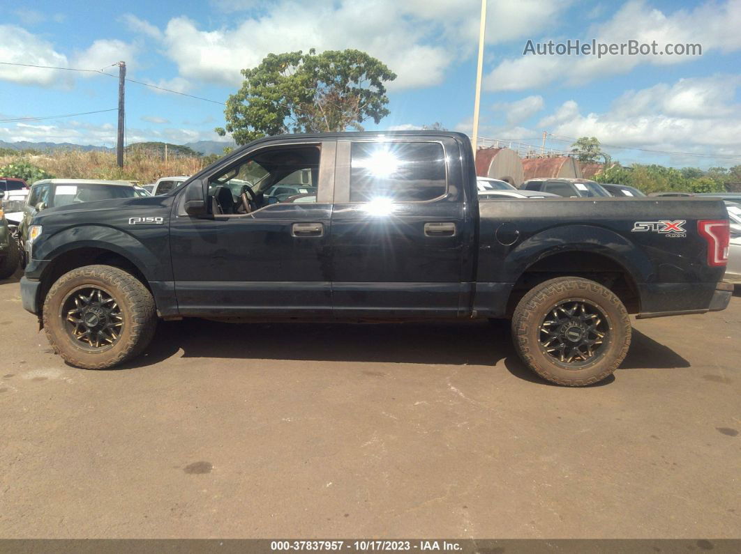 2017 Ford F-150 Xl Black vin: 1FTEW1EF6HKE45060