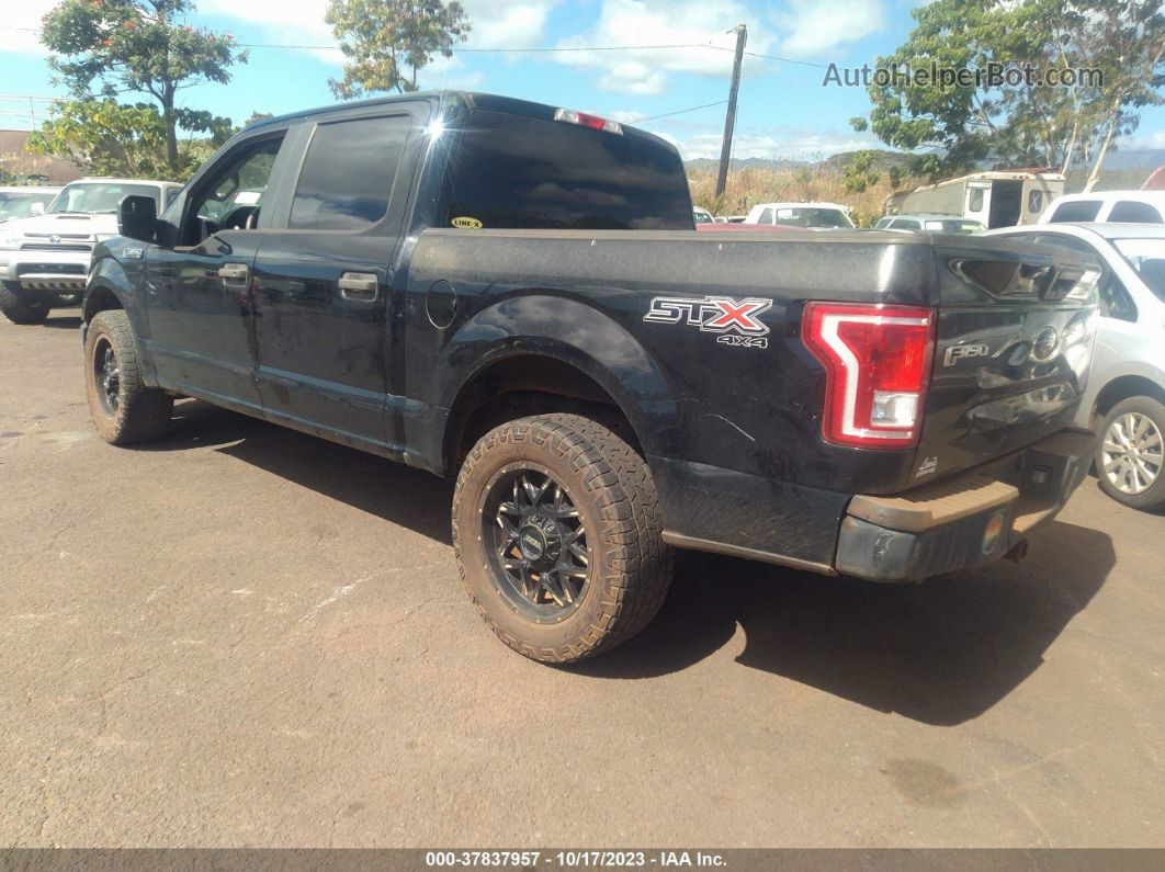 2017 Ford F-150 Xl Black vin: 1FTEW1EF6HKE45060