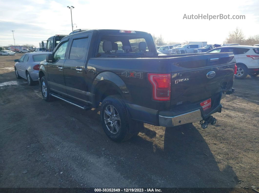 2017 Ford F-150 Xlt Black vin: 1FTEW1EF7HFA58431