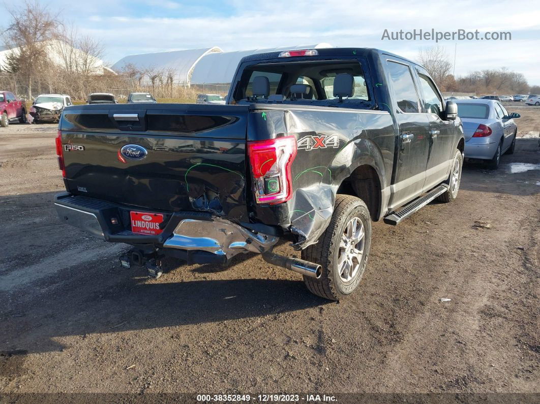 2017 Ford F-150 Xlt Black vin: 1FTEW1EF7HFA58431