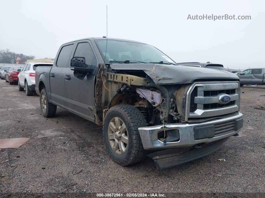 2017 Ford F-150 Xlt Gray vin: 1FTEW1EF7HKC90664