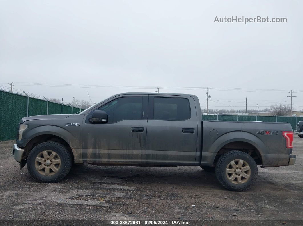 2017 Ford F-150 Xlt Gray vin: 1FTEW1EF7HKC90664