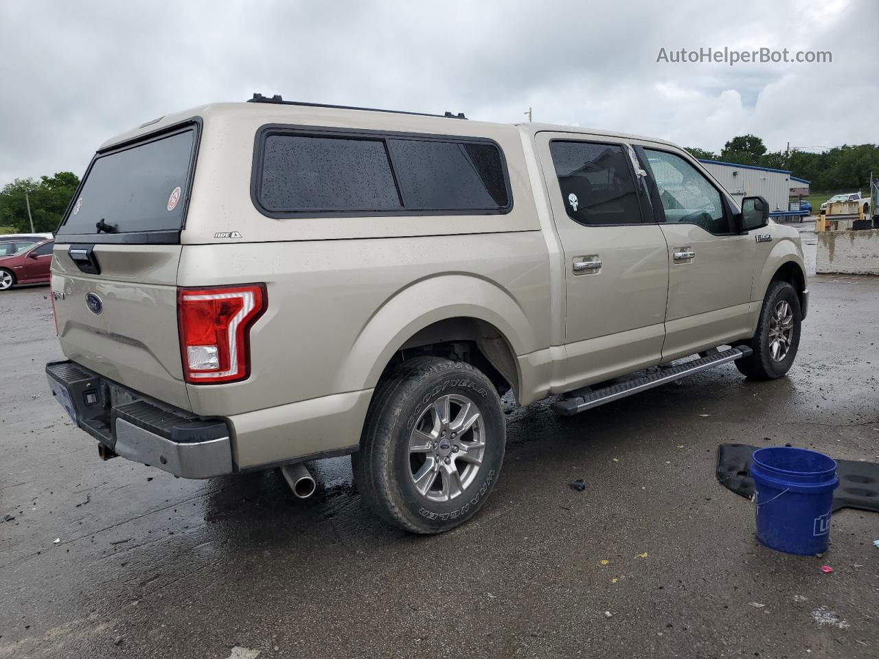 2017 Ford F150 Supercrew Tan vin: 1FTEW1EF8HFB09242