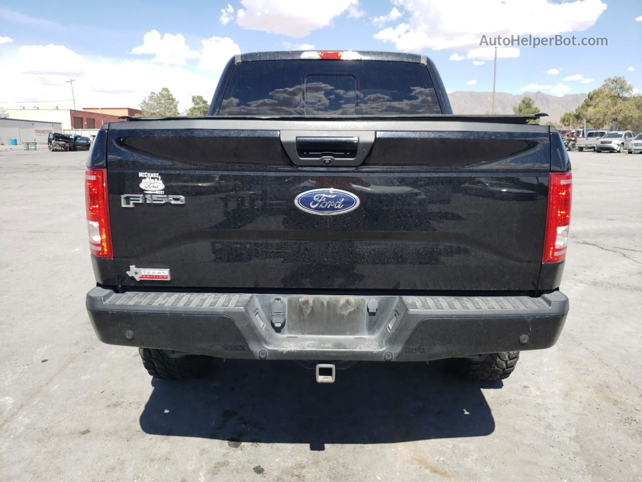 2017 Ford F150 Supercrew Черный vin: 1FTEW1EF8HKC96408