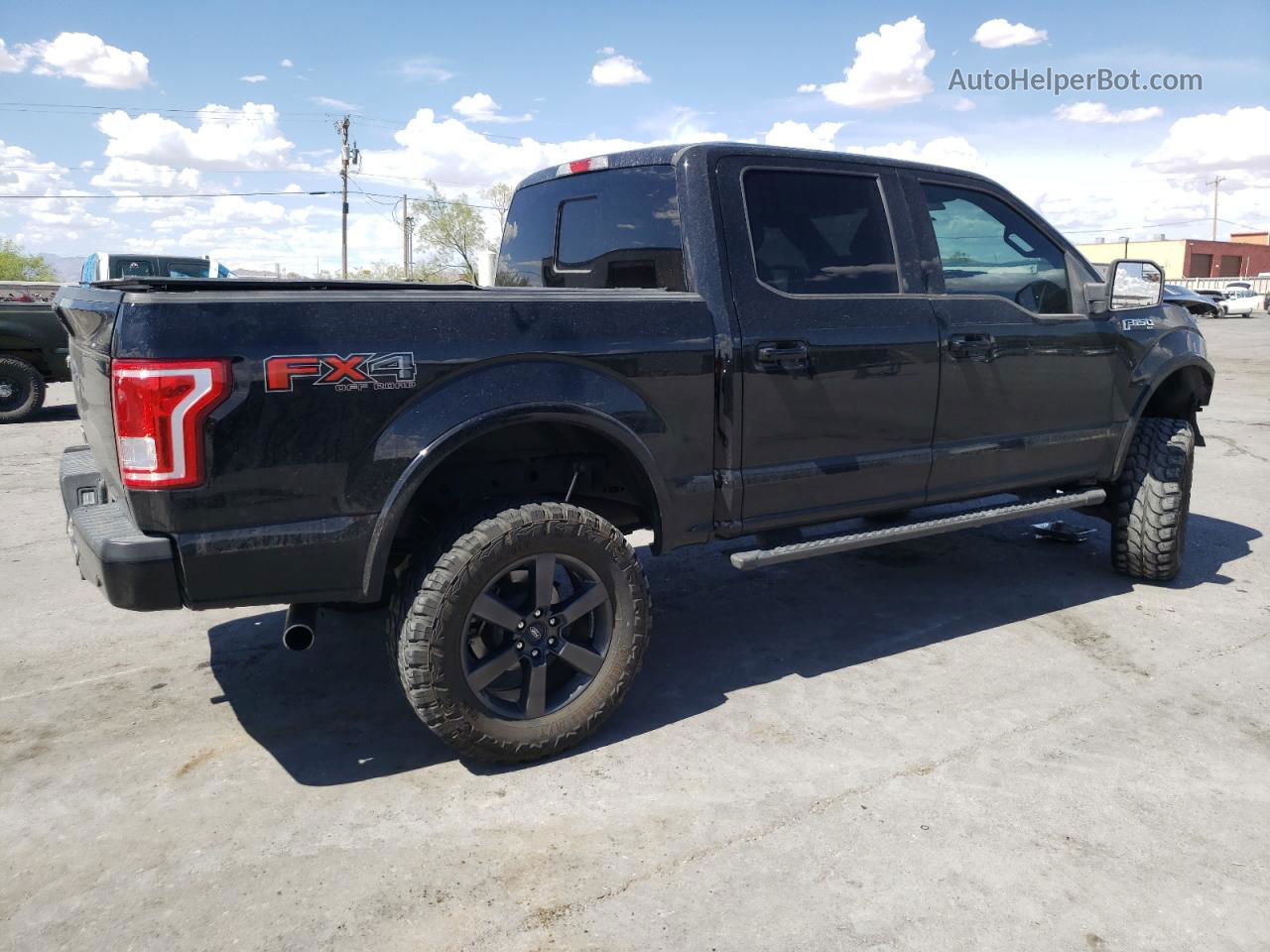 2017 Ford F150 Supercrew Черный vin: 1FTEW1EF8HKC96408