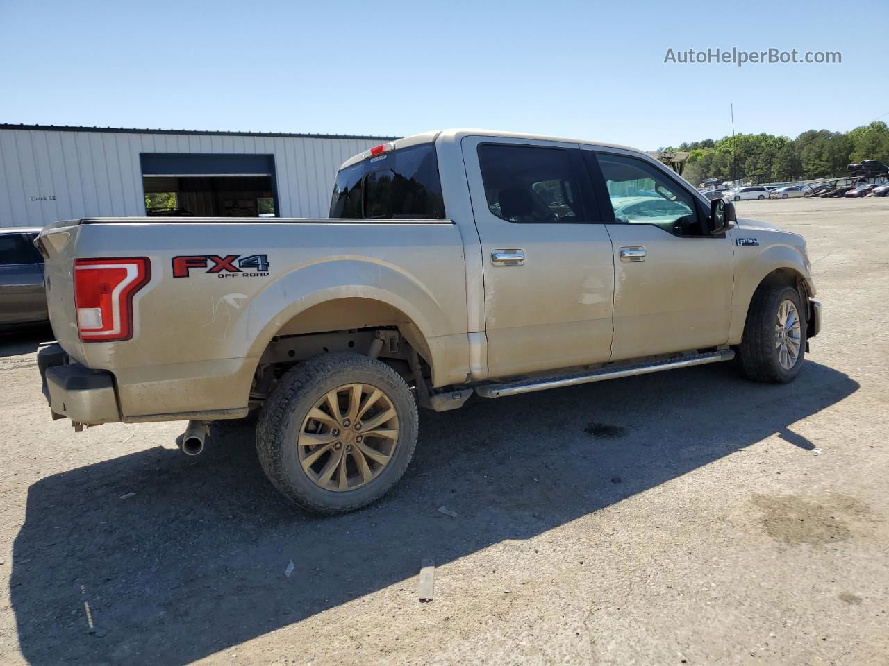 2017 Ford F150 Supercrew Tan vin: 1FTEW1EF8HKD38530