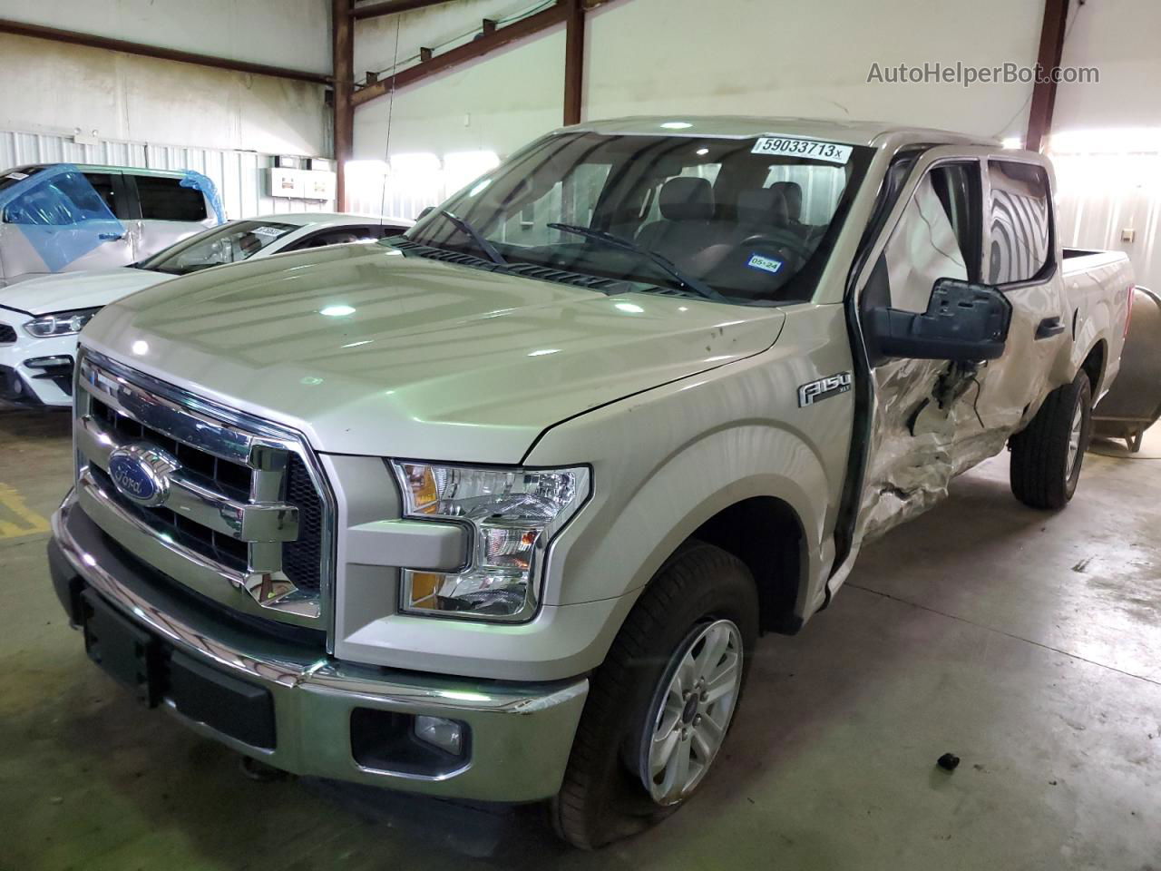 2017 Ford F150 Supercrew Gold vin: 1FTEW1EF8HKD90577