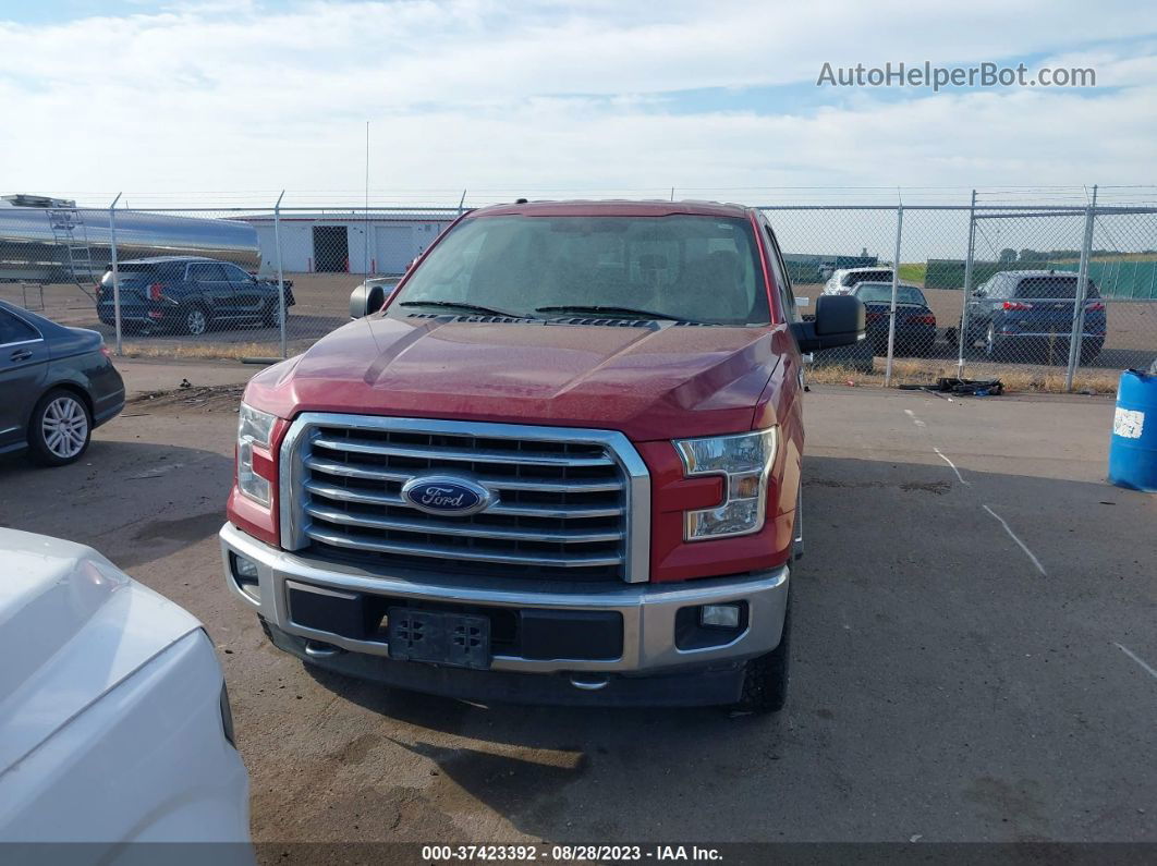 2017 Ford F-150 Xl/xlt/lariat Maroon vin: 1FTEW1EF8HKE07944