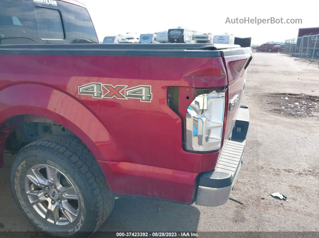 2017 Ford F-150 Xl/xlt/lariat Maroon vin: 1FTEW1EF8HKE07944