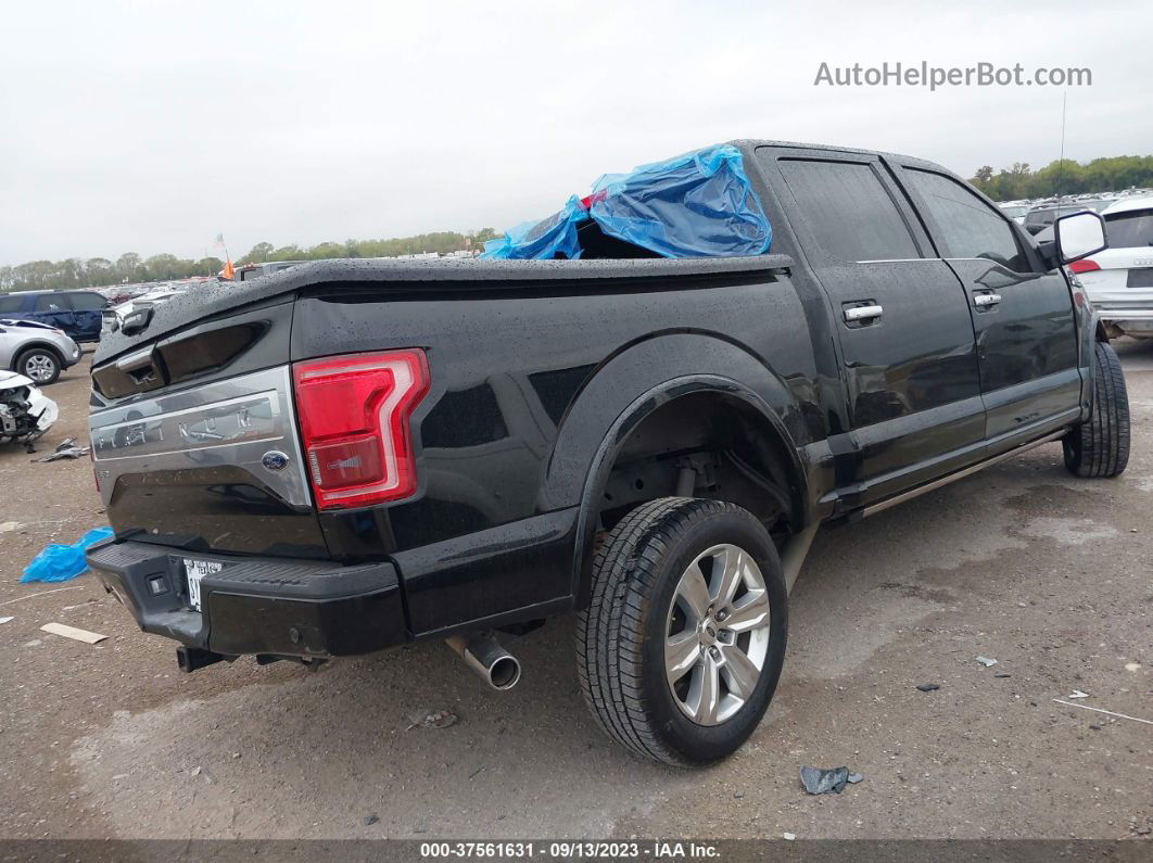 2017 Ford F-150 Platinum Черный vin: 1FTEW1EF9HFA59628