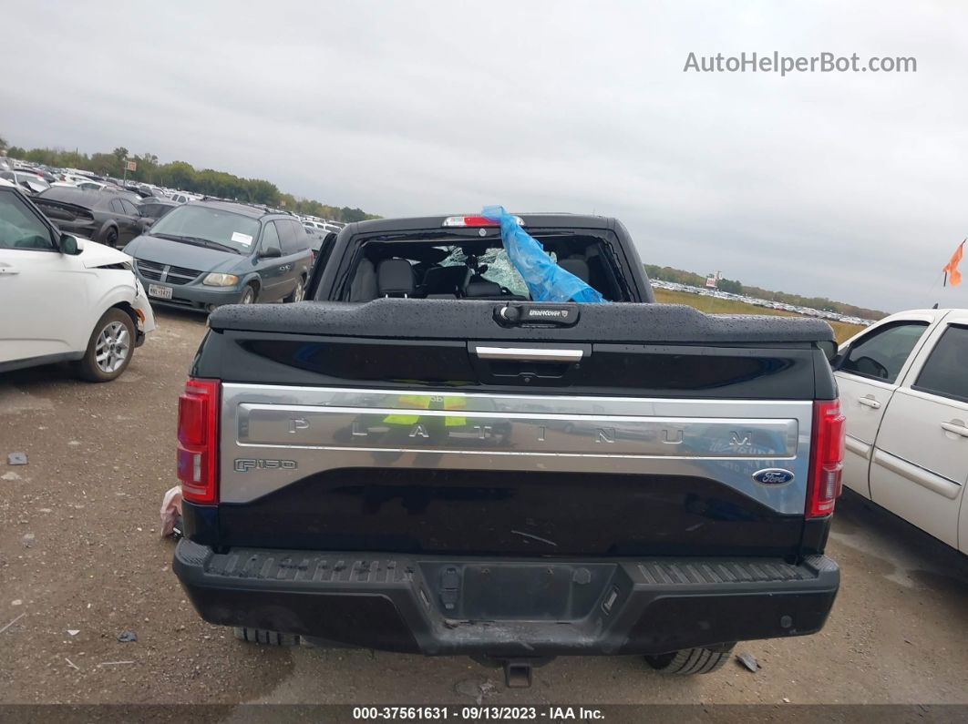 2017 Ford F-150 Platinum Черный vin: 1FTEW1EF9HFA59628