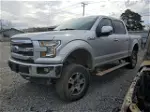 2017 Ford F150 Supercrew Серебряный vin: 1FTEW1EF9HFA70628