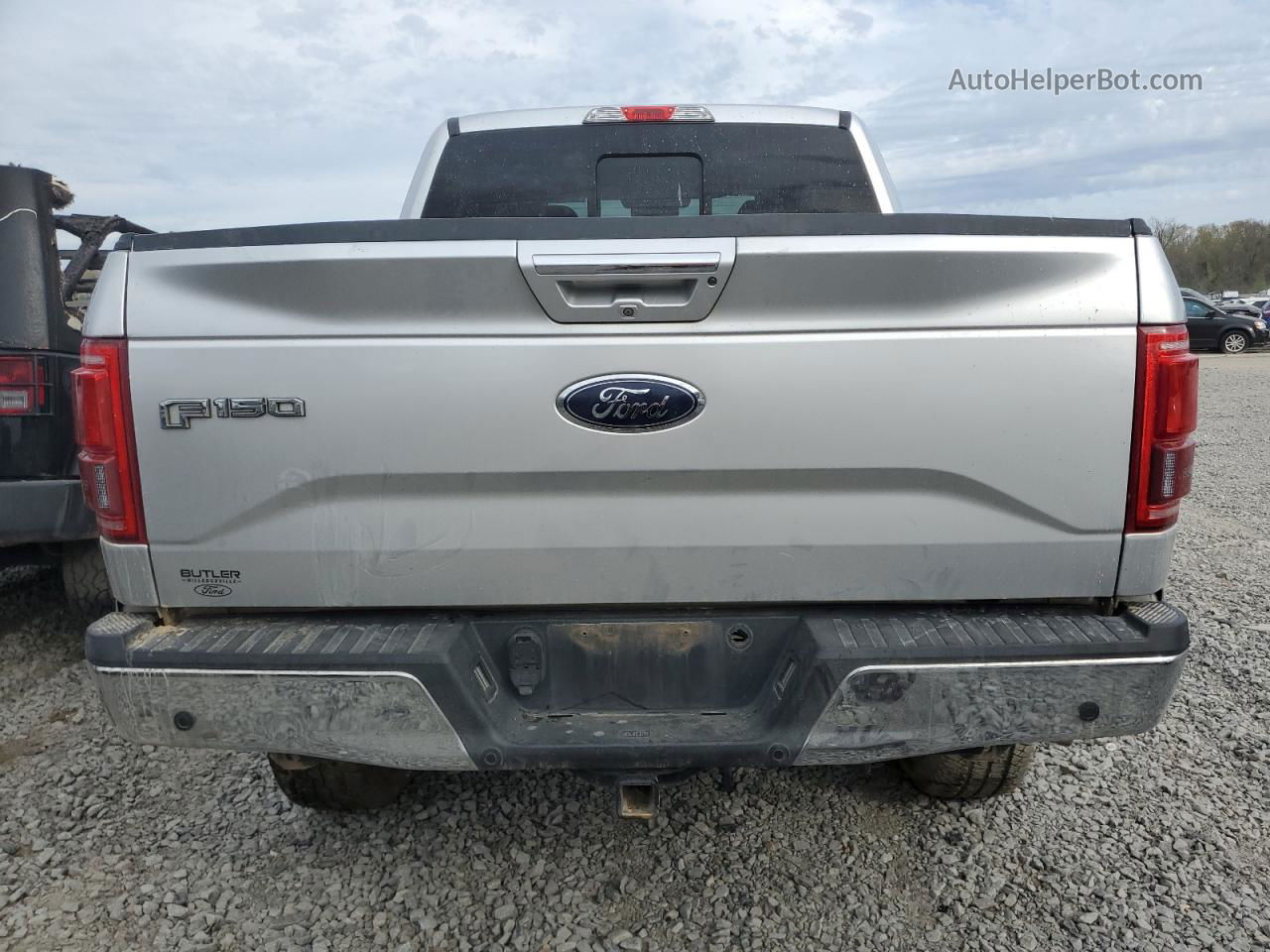 2017 Ford F150 Supercrew Silver vin: 1FTEW1EF9HFA70628