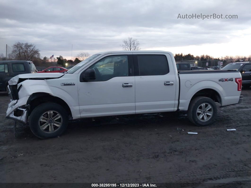 2017 Ford F-150 Xlt White vin: 1FTEW1EF9HFB91594