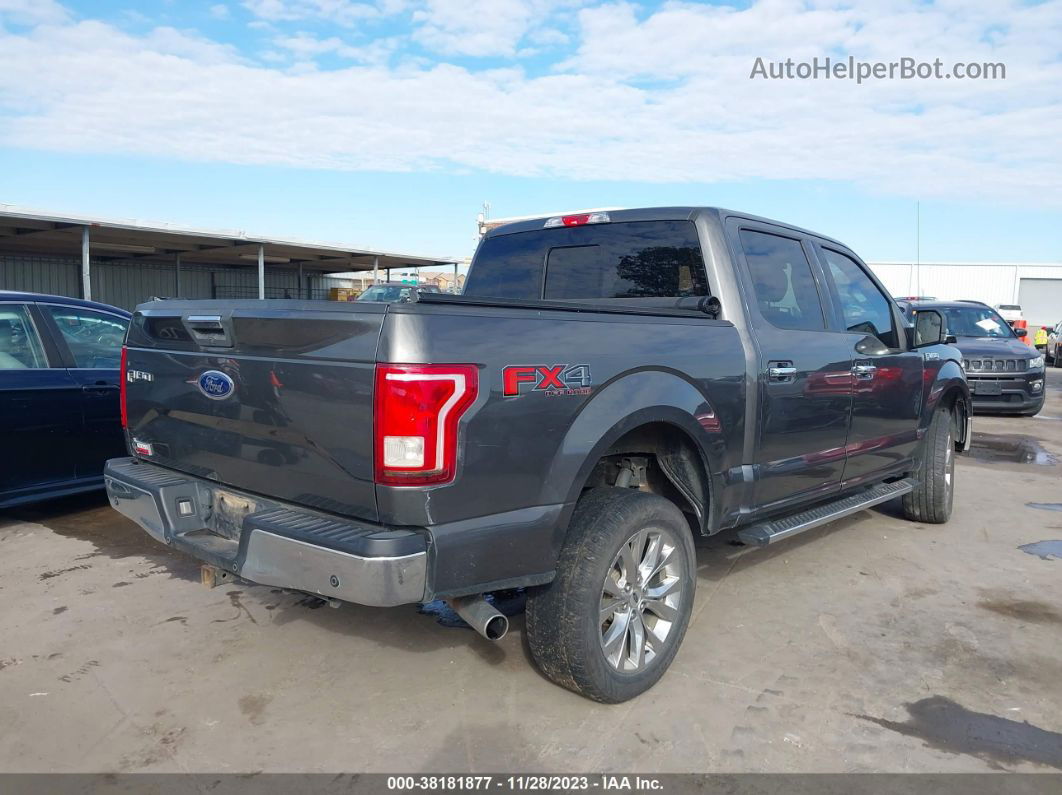 2017 Ford F-150 Xlt Gray vin: 1FTEW1EF9HKC23550