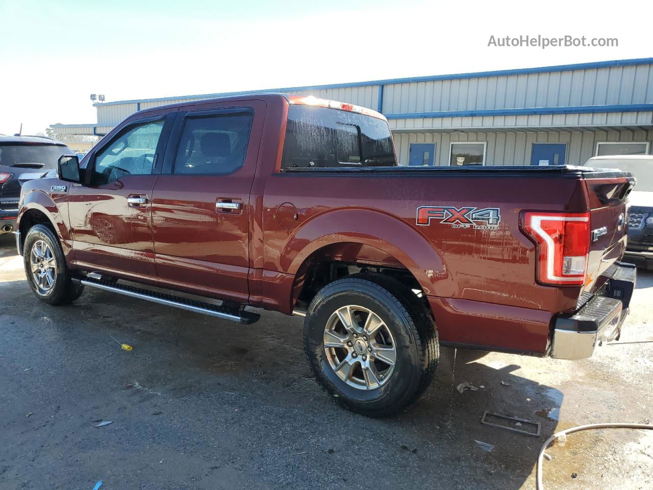 2017 Ford F150 Supercrew Maroon vin: 1FTEW1EF9HKC39439