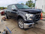 2017 Ford F150 Supercrew Black vin: 1FTEW1EFXHFA08249