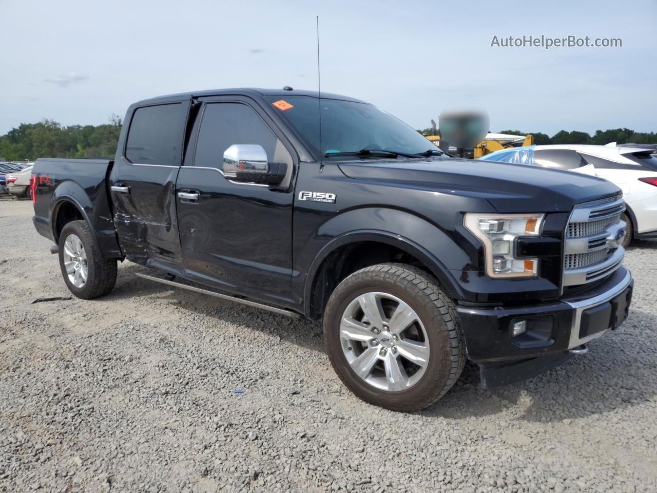 2017 Ford F150 Supercrew Черный vin: 1FTEW1EFXHFA31241