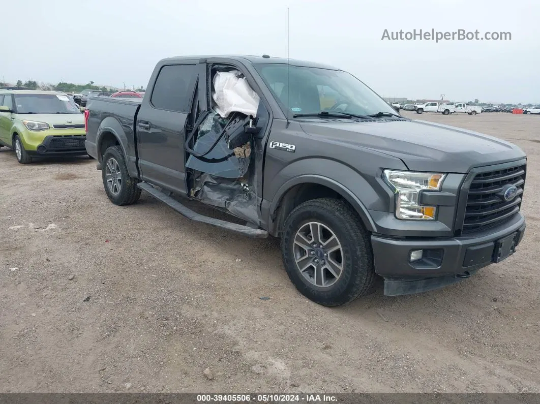 2017 Ford F-150 Xlt Gray vin: 1FTEW1EFXHKC16719