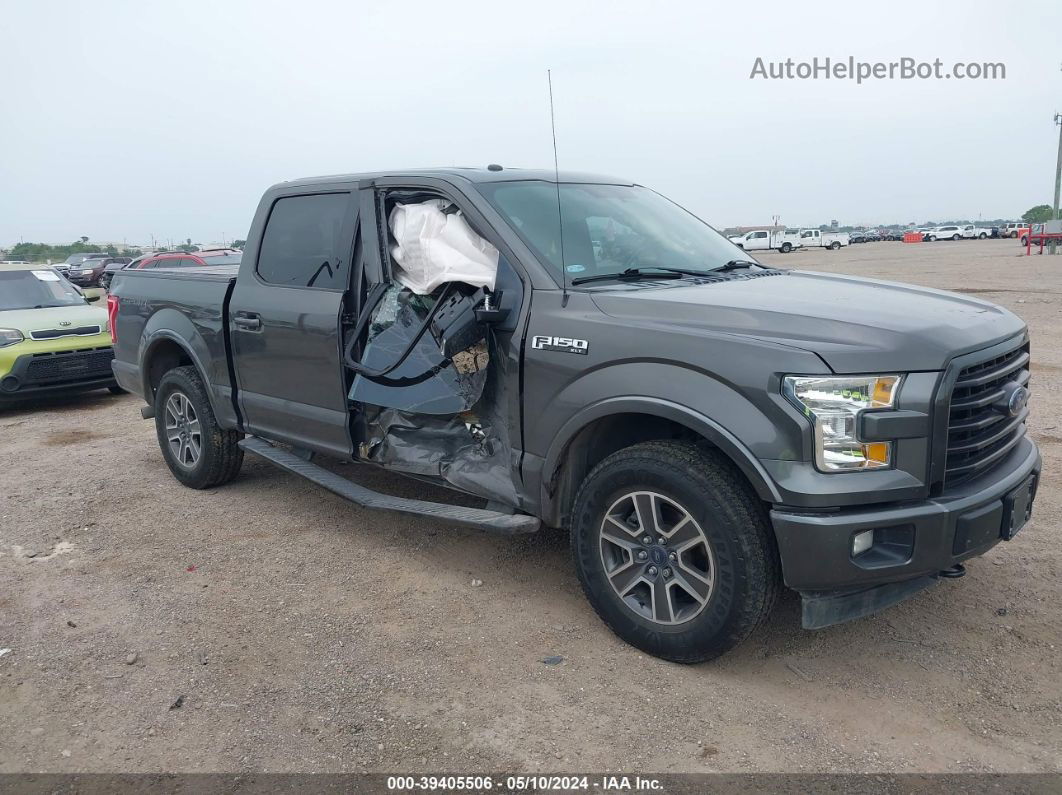 2017 Ford F-150 Xlt Gray vin: 1FTEW1EFXHKC16719