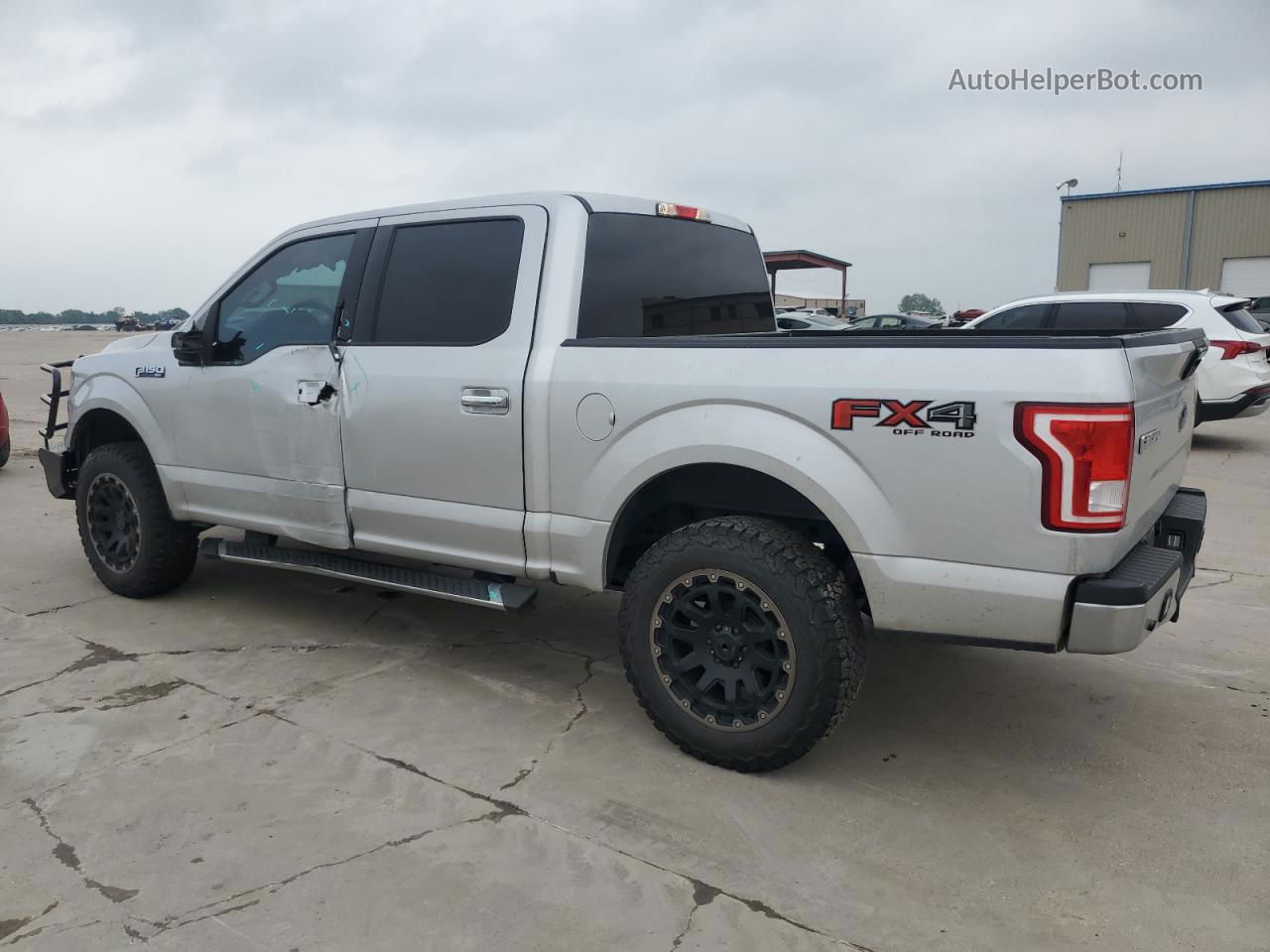 2017 Ford F150 Supercrew Silver vin: 1FTEW1EFXHKC76581