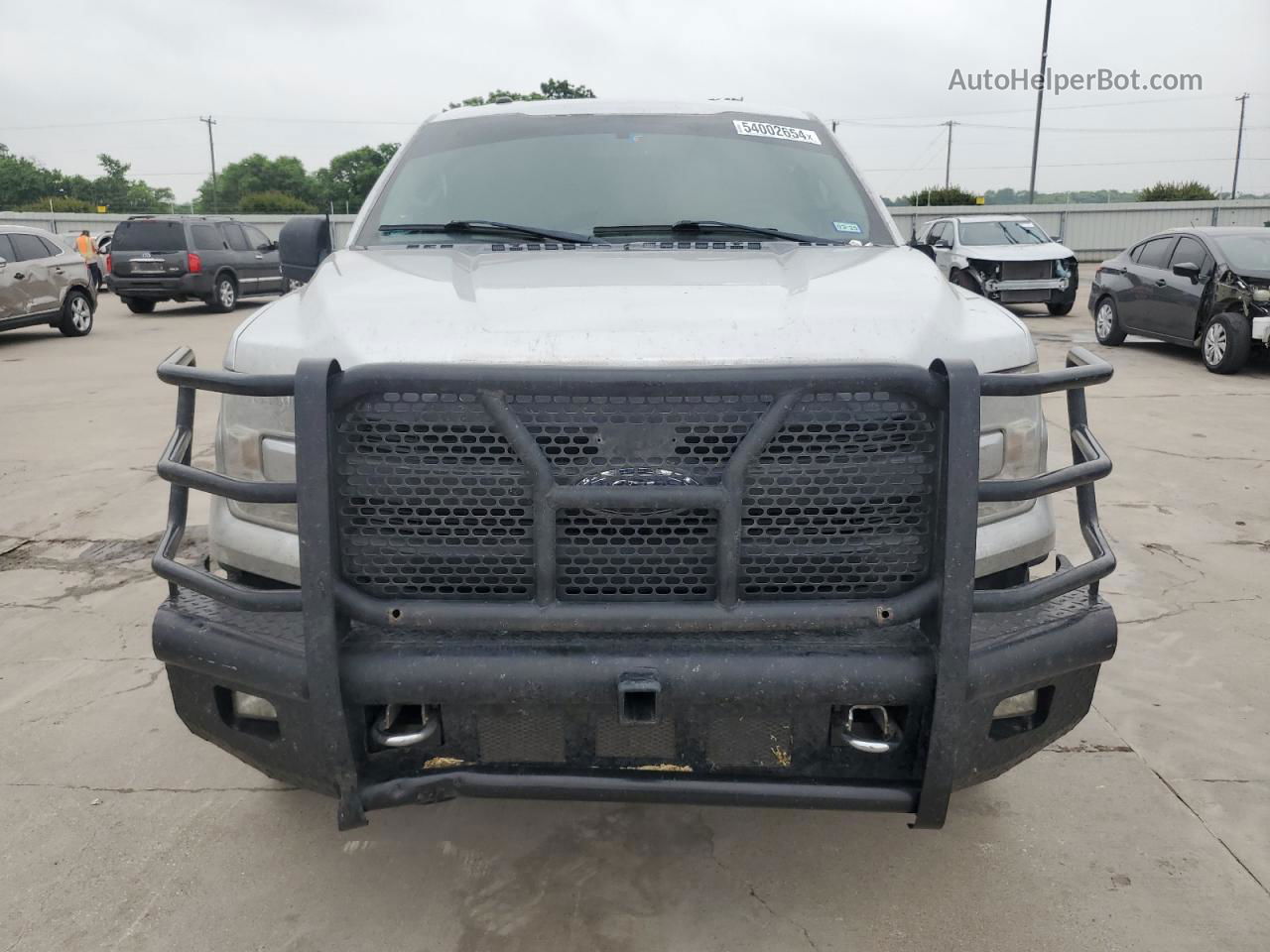 2017 Ford F150 Supercrew Silver vin: 1FTEW1EFXHKC76581